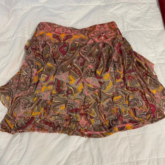 INC International Concepts Dresses & Skirts - INC International Concepts Women's Mini Skirt Size M Paisley Y2K Fairycore 90s